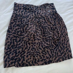 Cheetah print Wrap Skirt size 4
